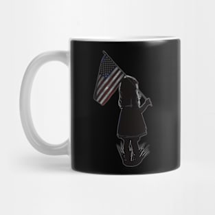 Patriotic Girl Mug